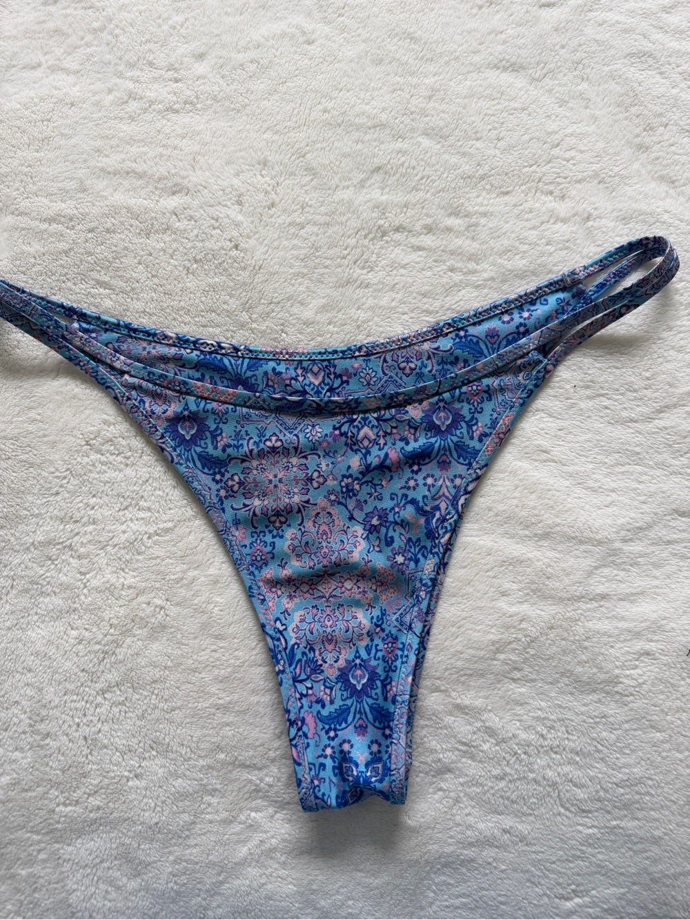 Kulani Kini Paisley Twin Strap Bikini Bottom